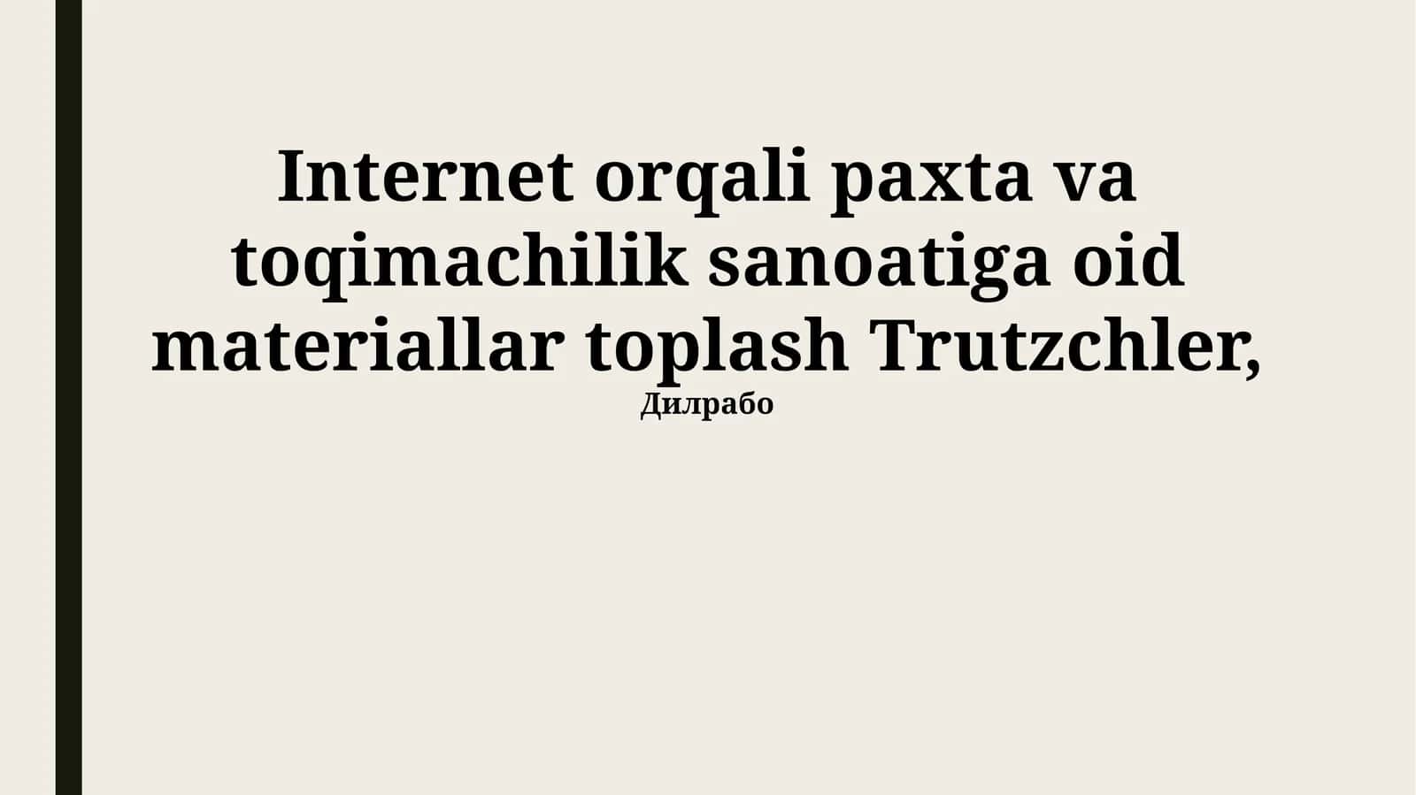 Trutzchler