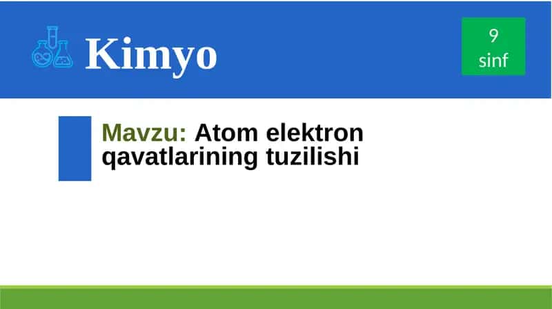 Atomelektron qavatlarining tuzilishi