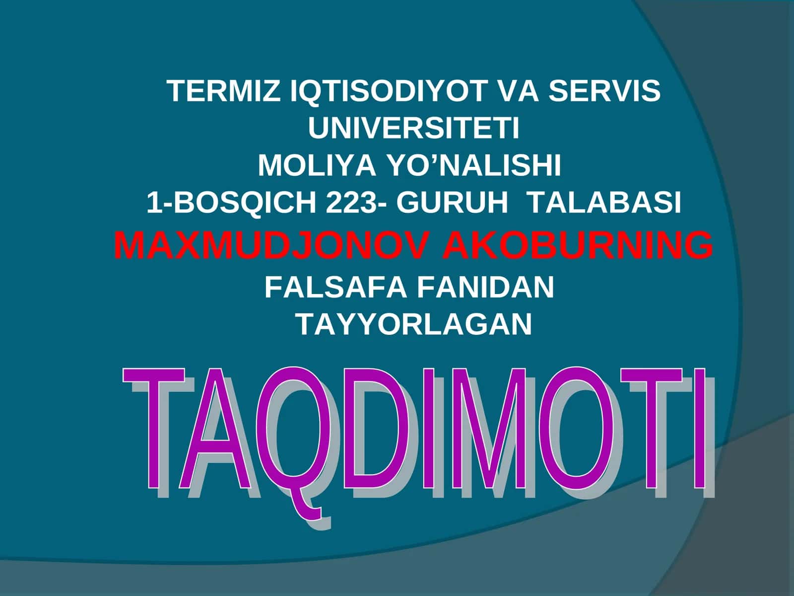 Etikaning mohiyati va ahamiyati