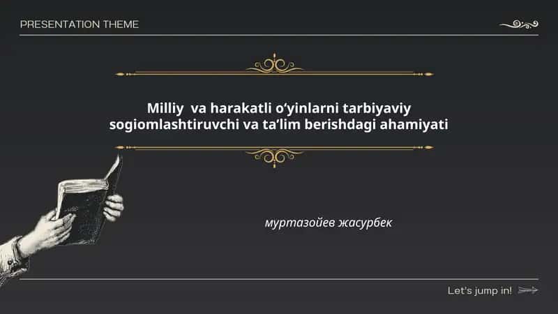 Milliy va harakatli o‘yinlarni tarbiyaviy sogiomlashtiruvchi va ta’lim berishdagi ahamiyati
