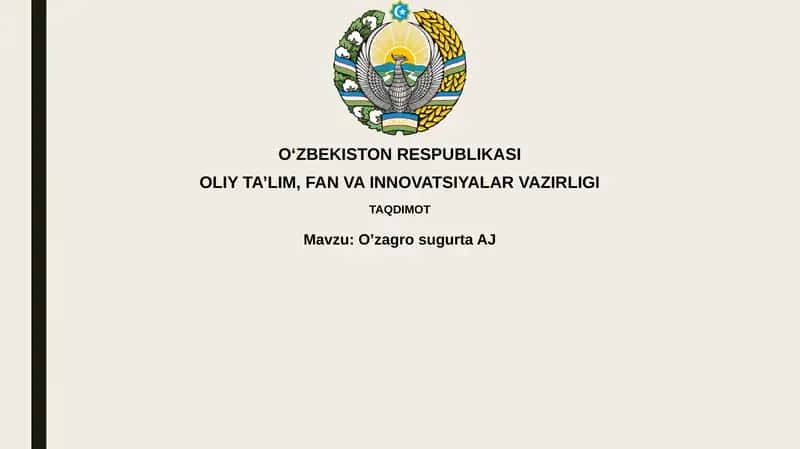 O'zagro insurance