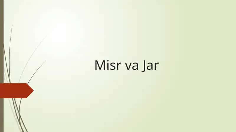 Misr va Jar