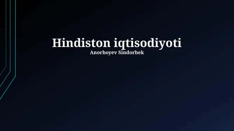 Hindiston iqtisodiyoti