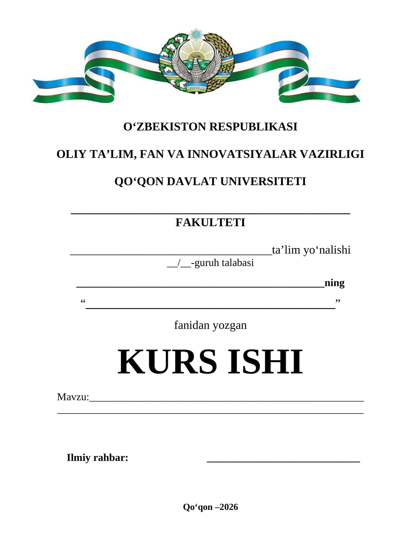 KURS ISHI