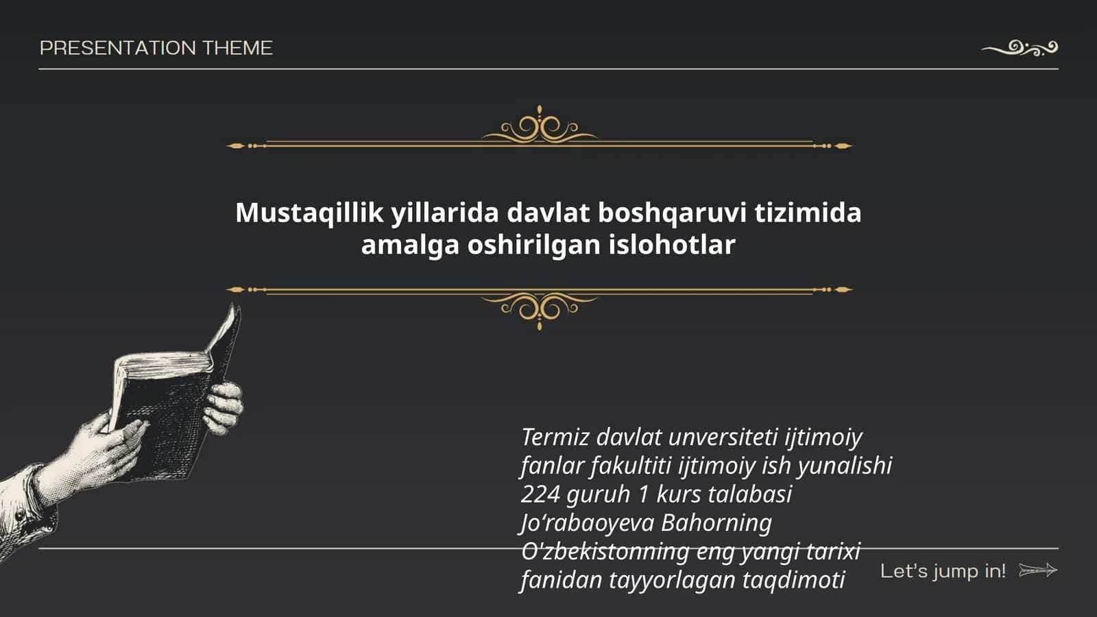 O'zbekistonning eng yangi tarixi
