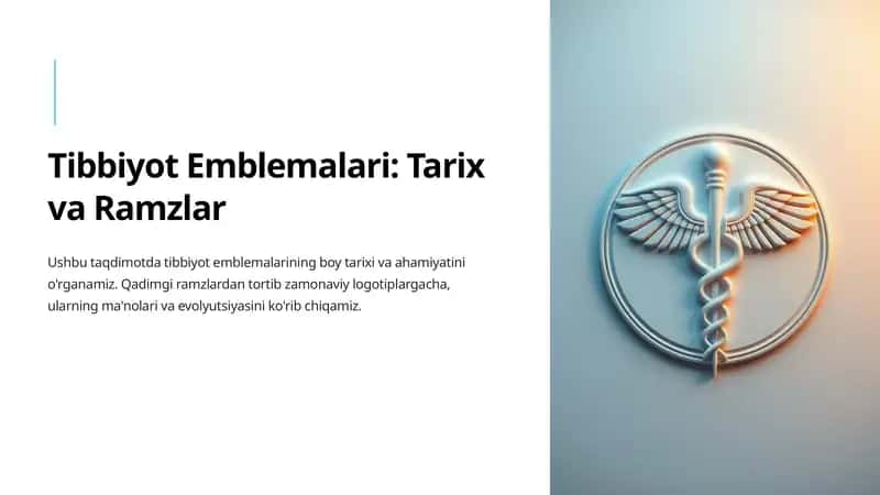 Tibbiyot Emblemalari: Tarix va Ramzlar