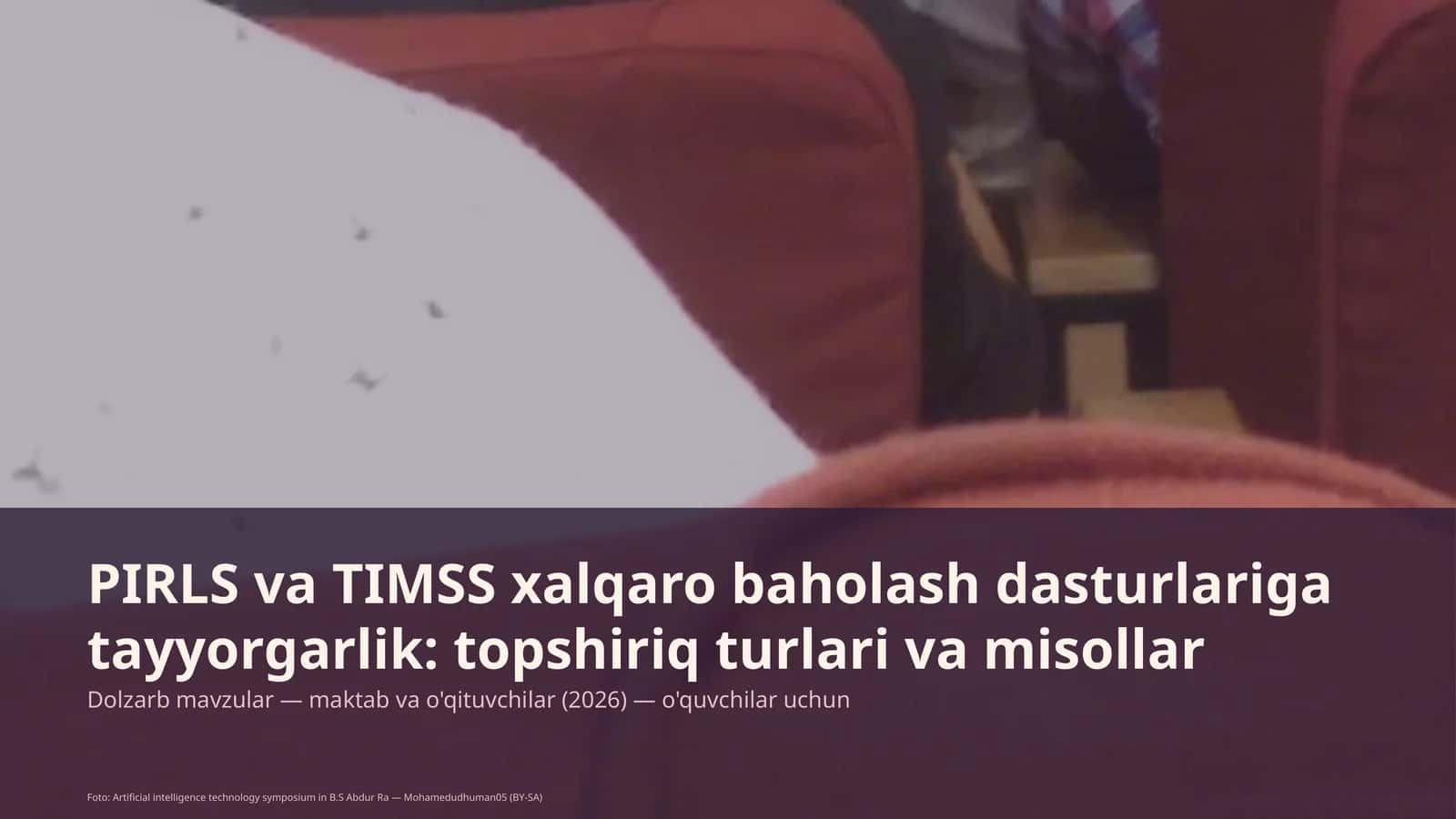 Dolzarb mavzular — maktab va o'qituvchilar