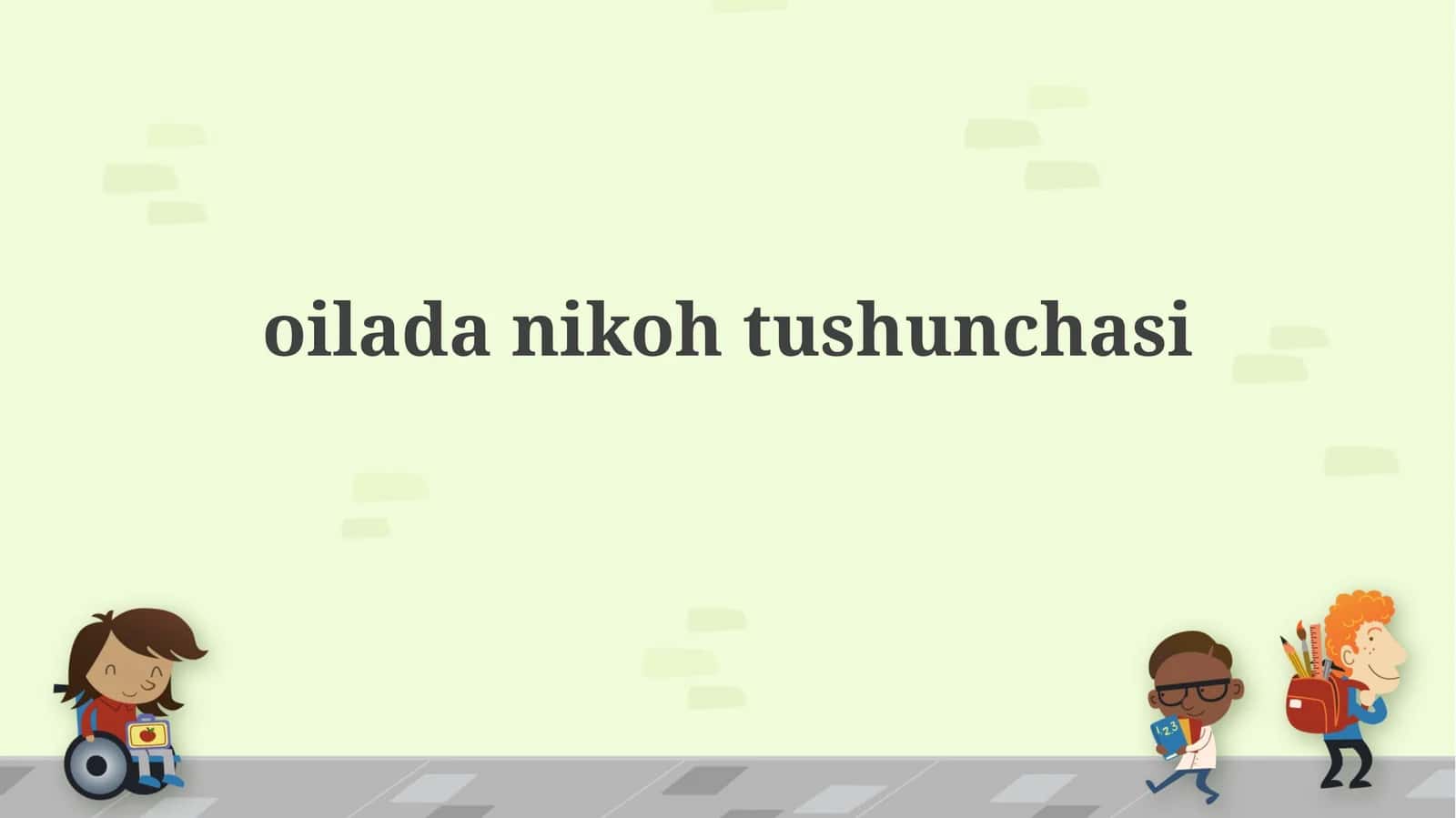 Nikohning turlari va mohiyati