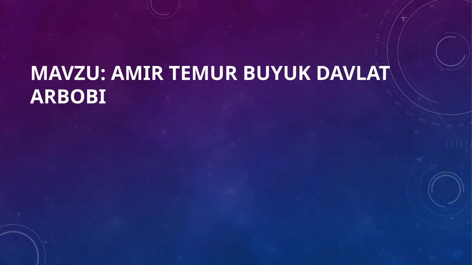 amir Temur