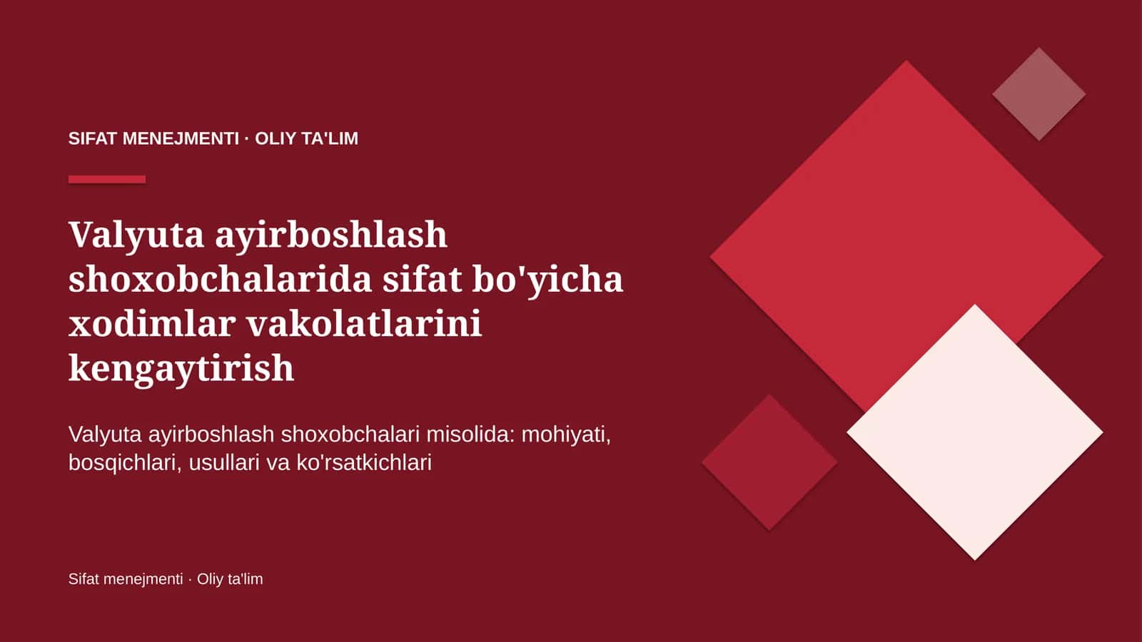 valyuta ayirboshlash shoxobchalarida sifat bo'yicha xodimlar vakolatlarini kengaytirish 9543