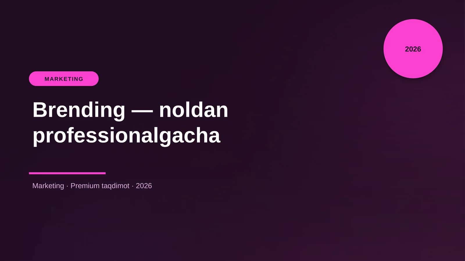 Brending — noldan professionalgacha