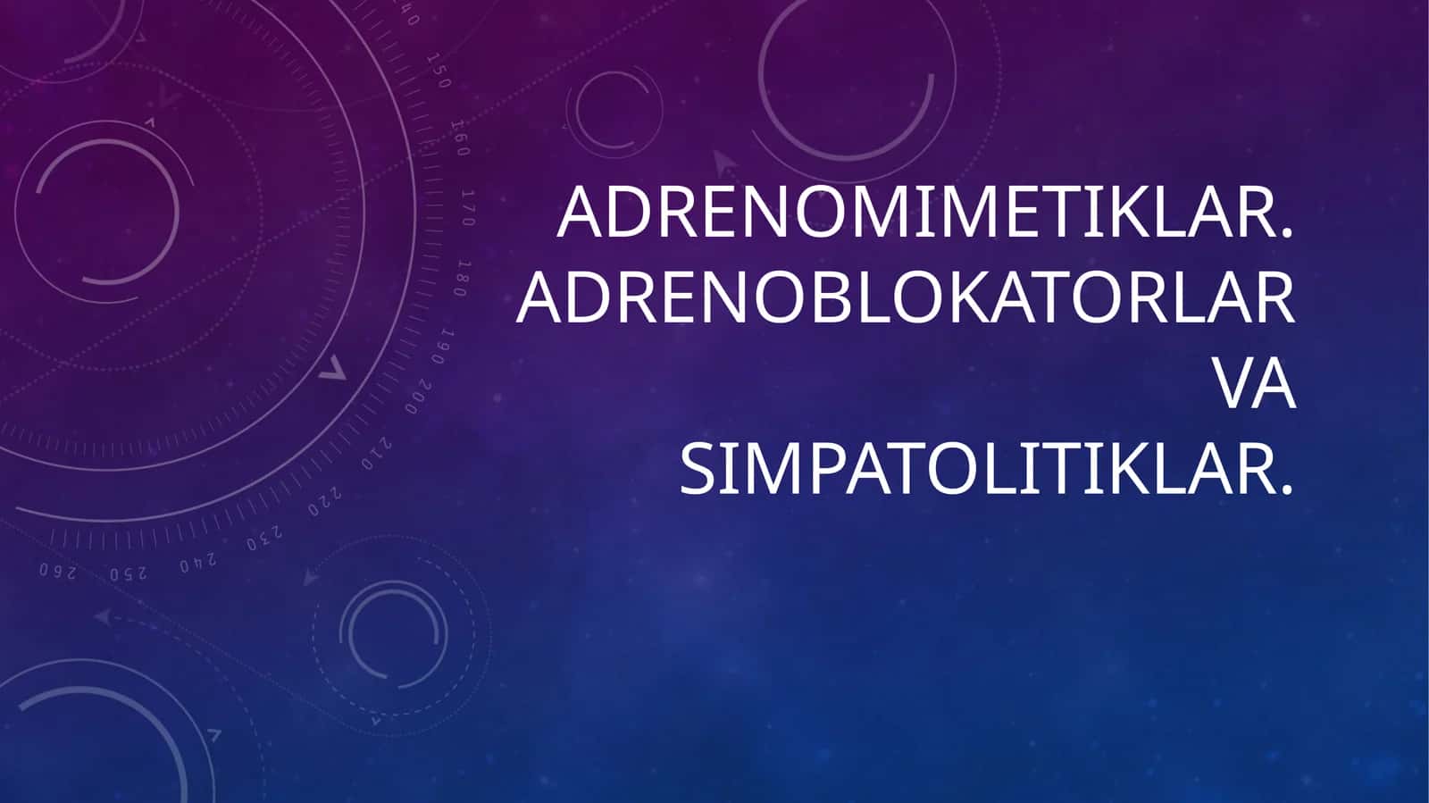 Adrenomimetiklar
