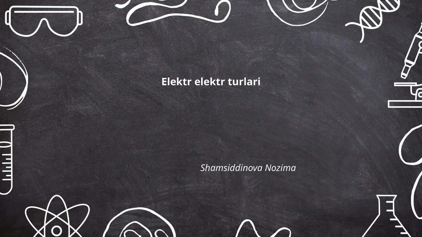 Elektr elektr turlari