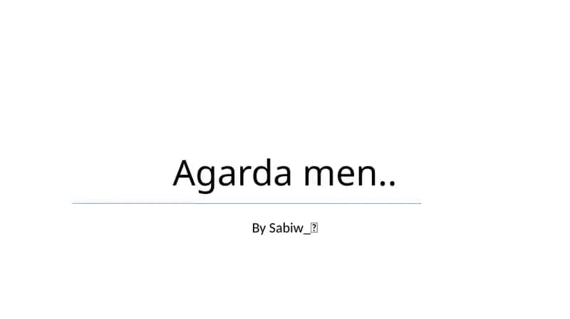 Agarda Men