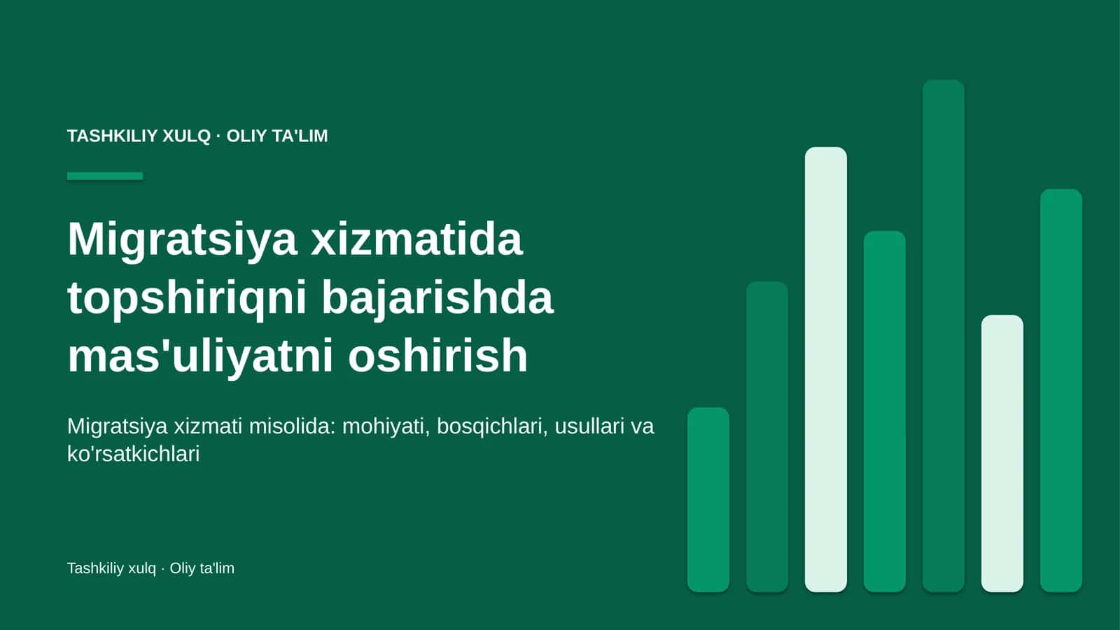 migratsiya xizmatida topshiriqni bajarishda mas'uliyatni oshirish 2769