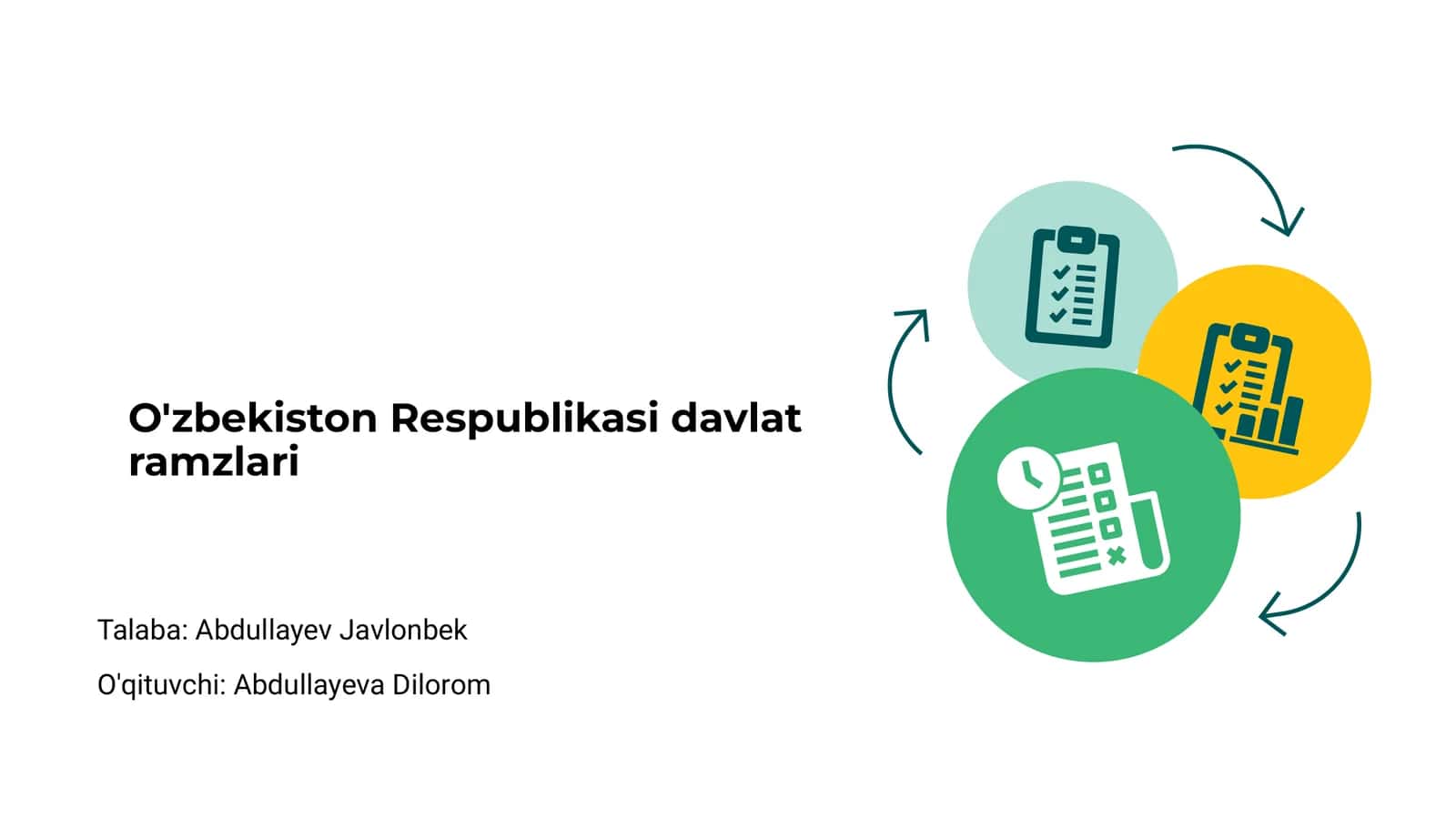 O'zbekiston Respublikasi davlat ramzlari
