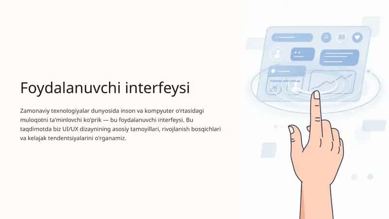 Foydalanuvchi interfeysi 1