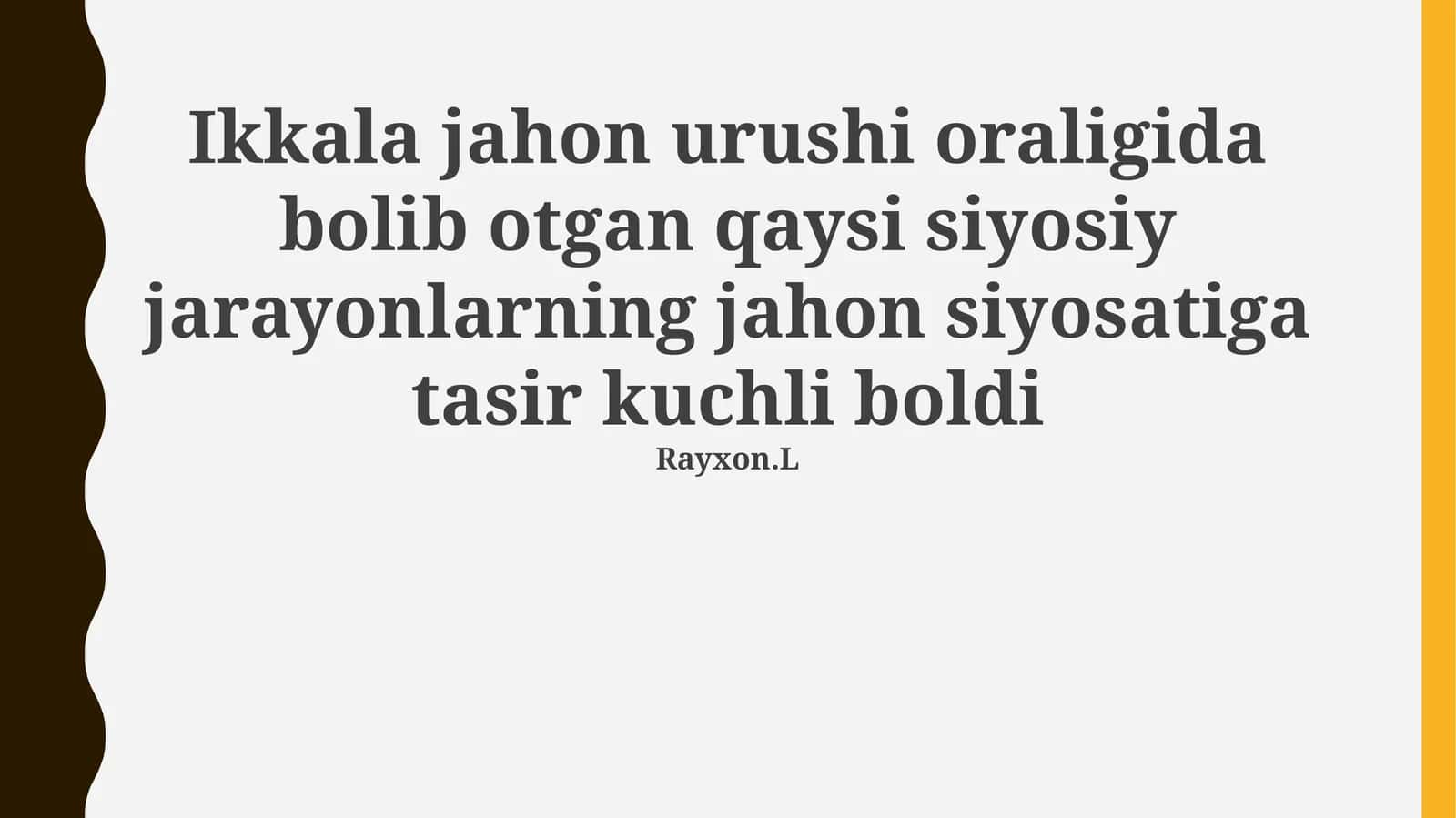 Versal-Vashington tizimi