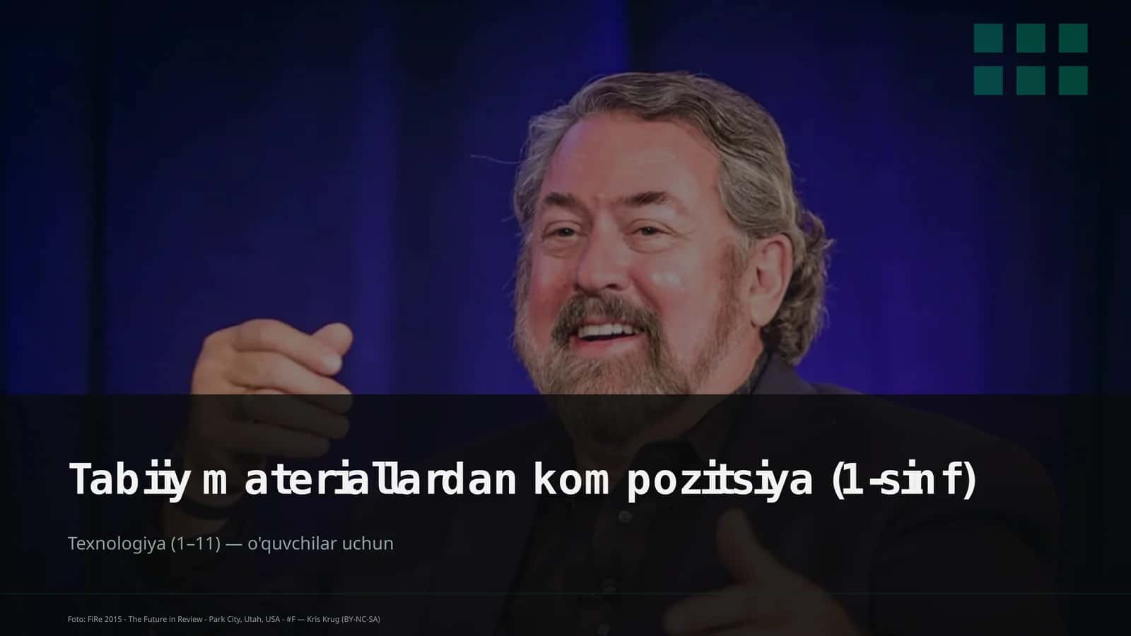 Tabiiy materiallardan kompozitsiya (1-sinf)