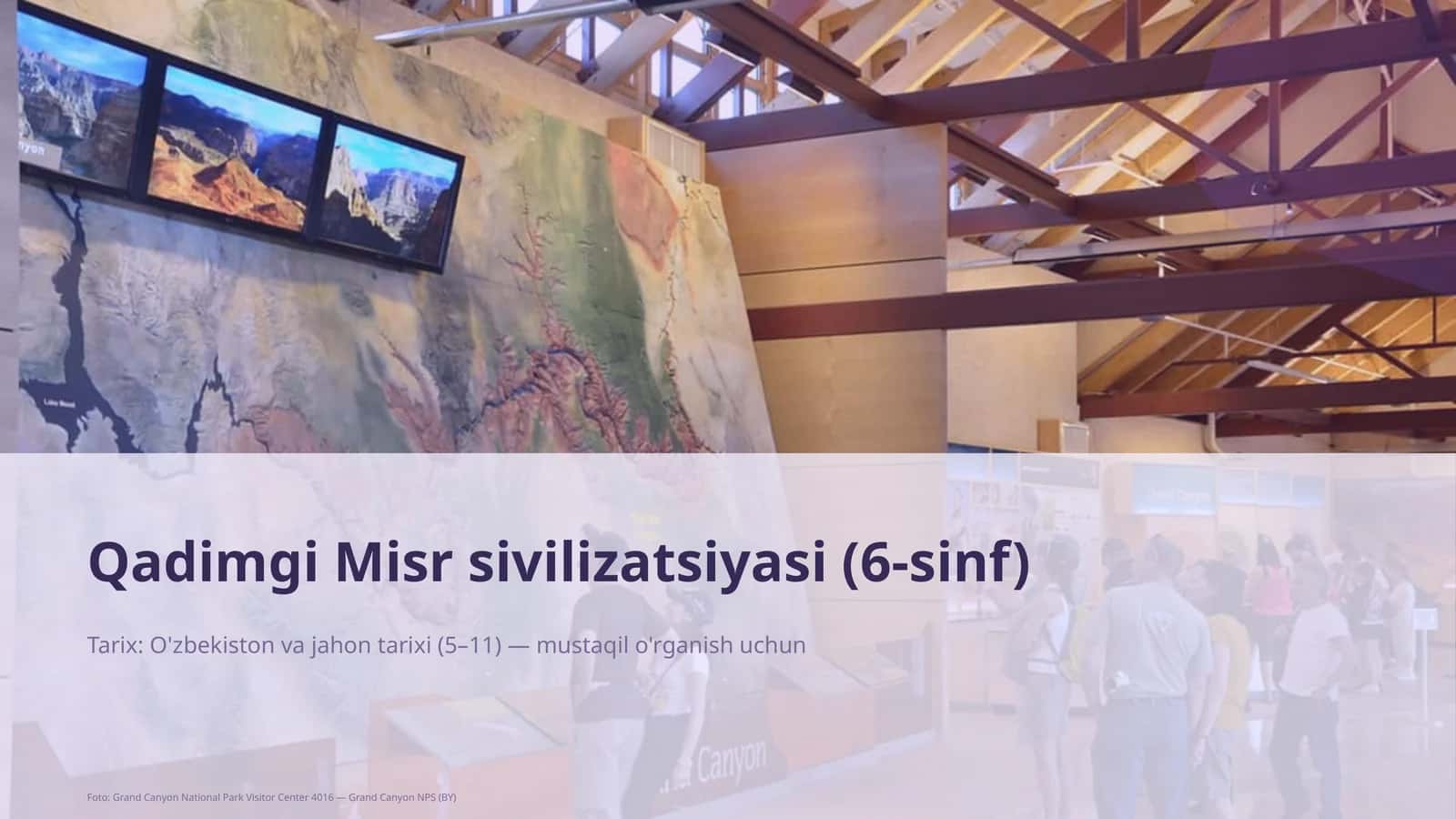 Qadimgi Misr sivilizatsiyasi (6-sinf)