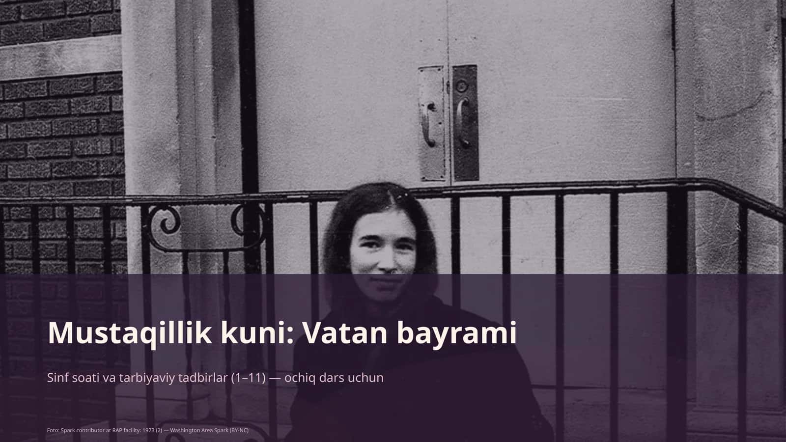 Sinf soati va tarbiyaviy tadbirlar (1–11)