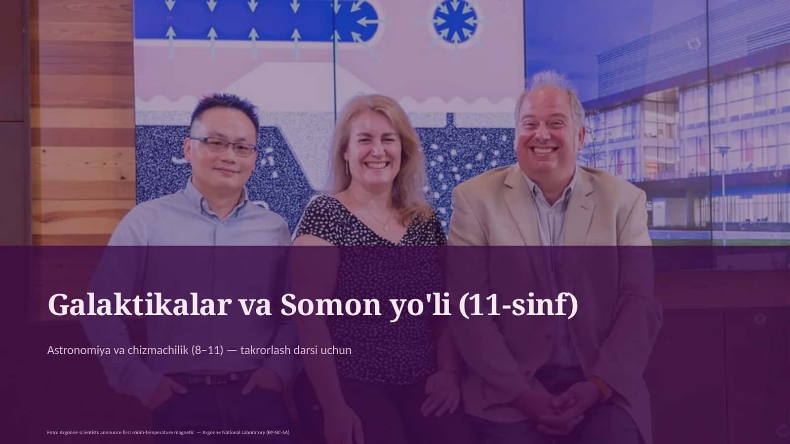 Galaktikalar va Somon yo'li (11-sinf)