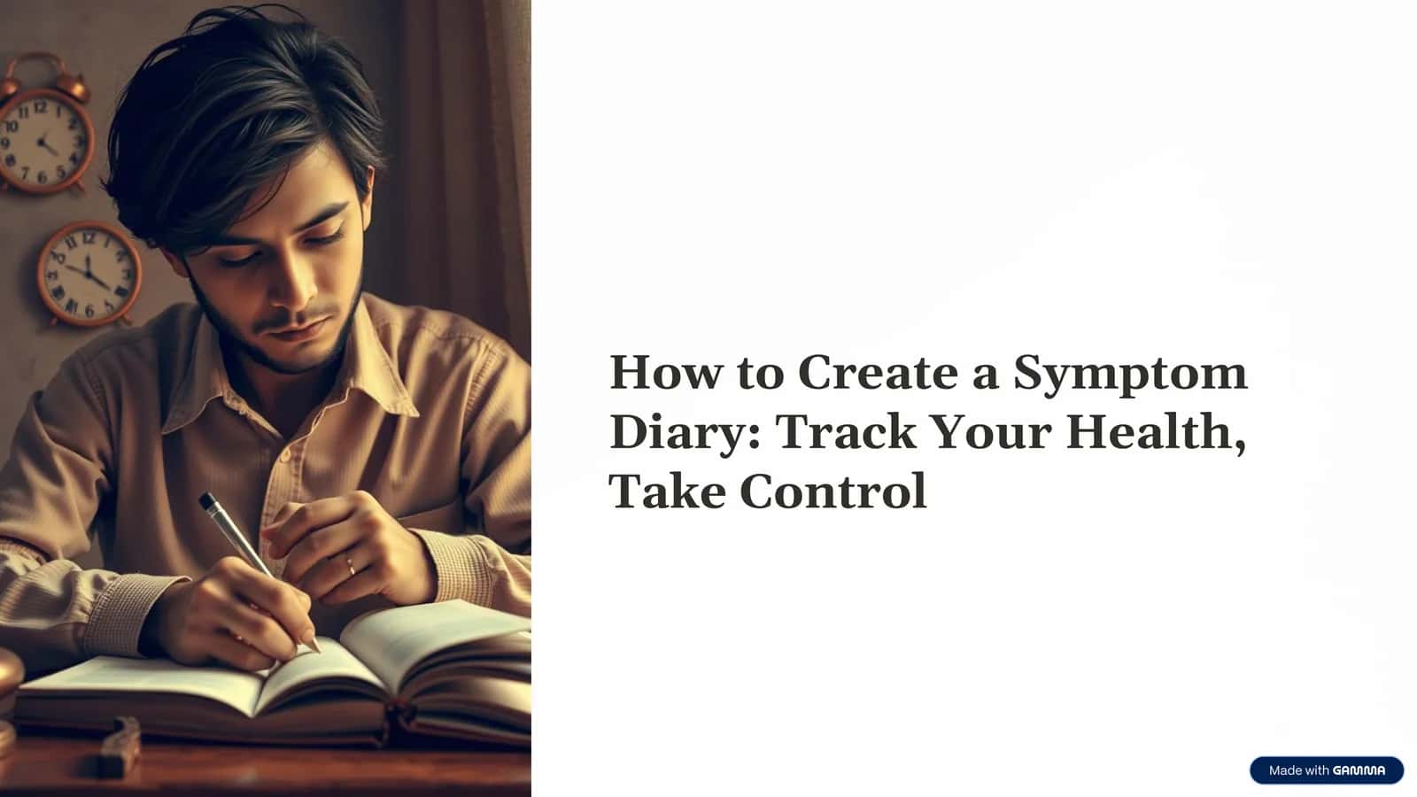 How to Create a Symptom Diary: Track Your Health, Take Control