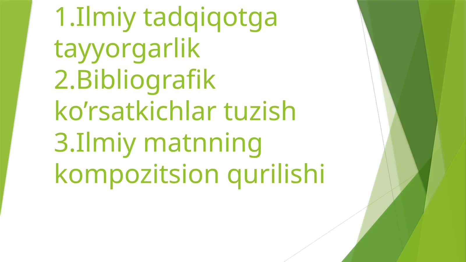 Ilmiy tadqiqot yozish