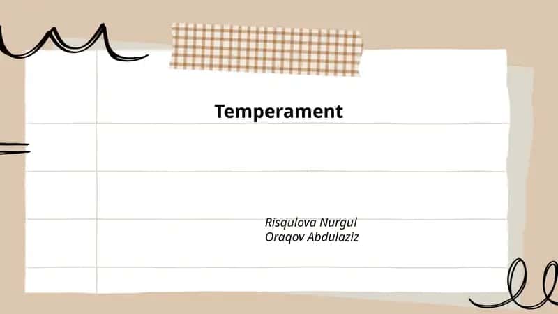 Temperament