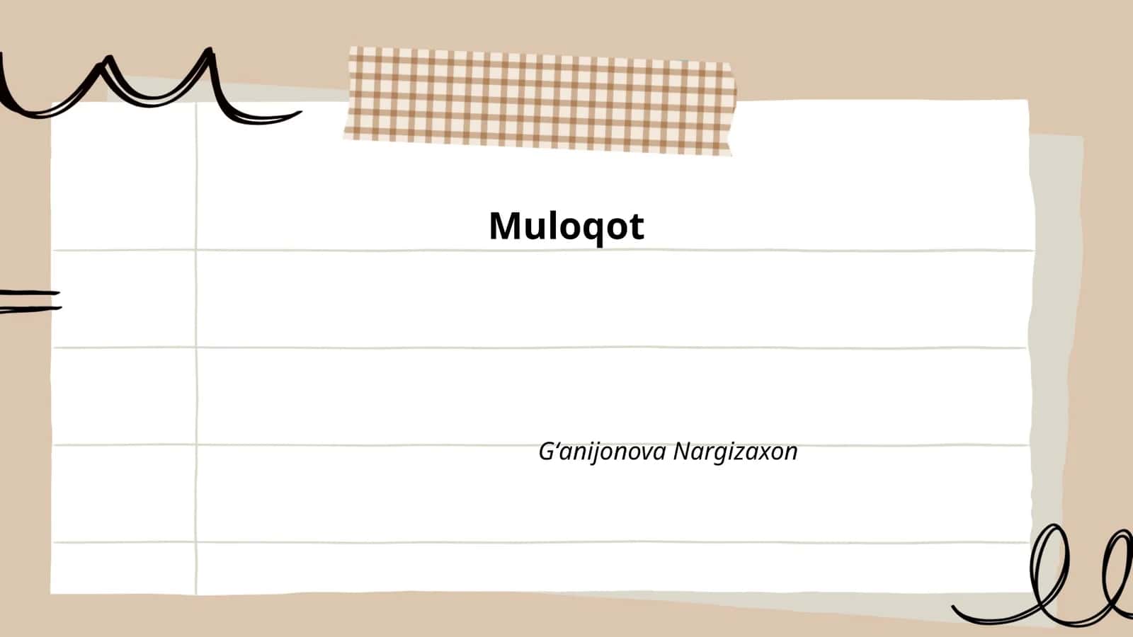 Muloqot