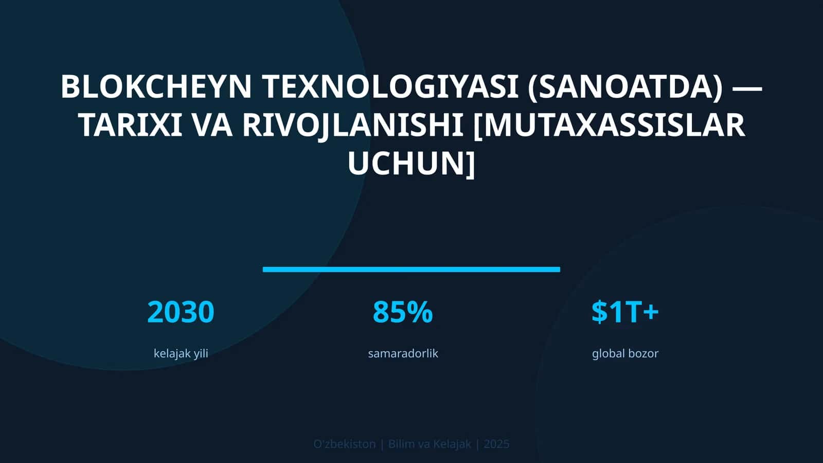 Blokcheyn texnologiyasi (sanoatda) — tarixi va rivojlanishi [mutaxassislar uchun]