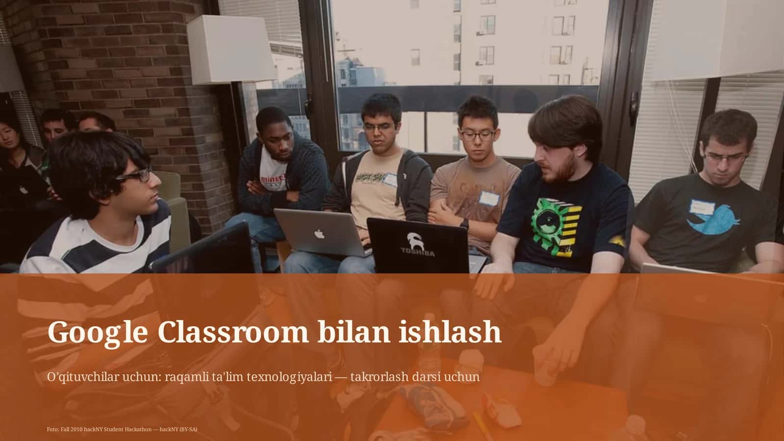 Google Classroom bilan ishlash