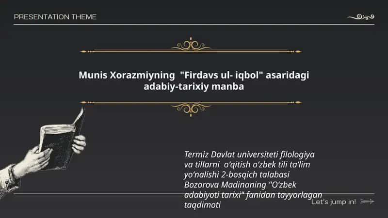 "Firdavs ul-Iqbol"