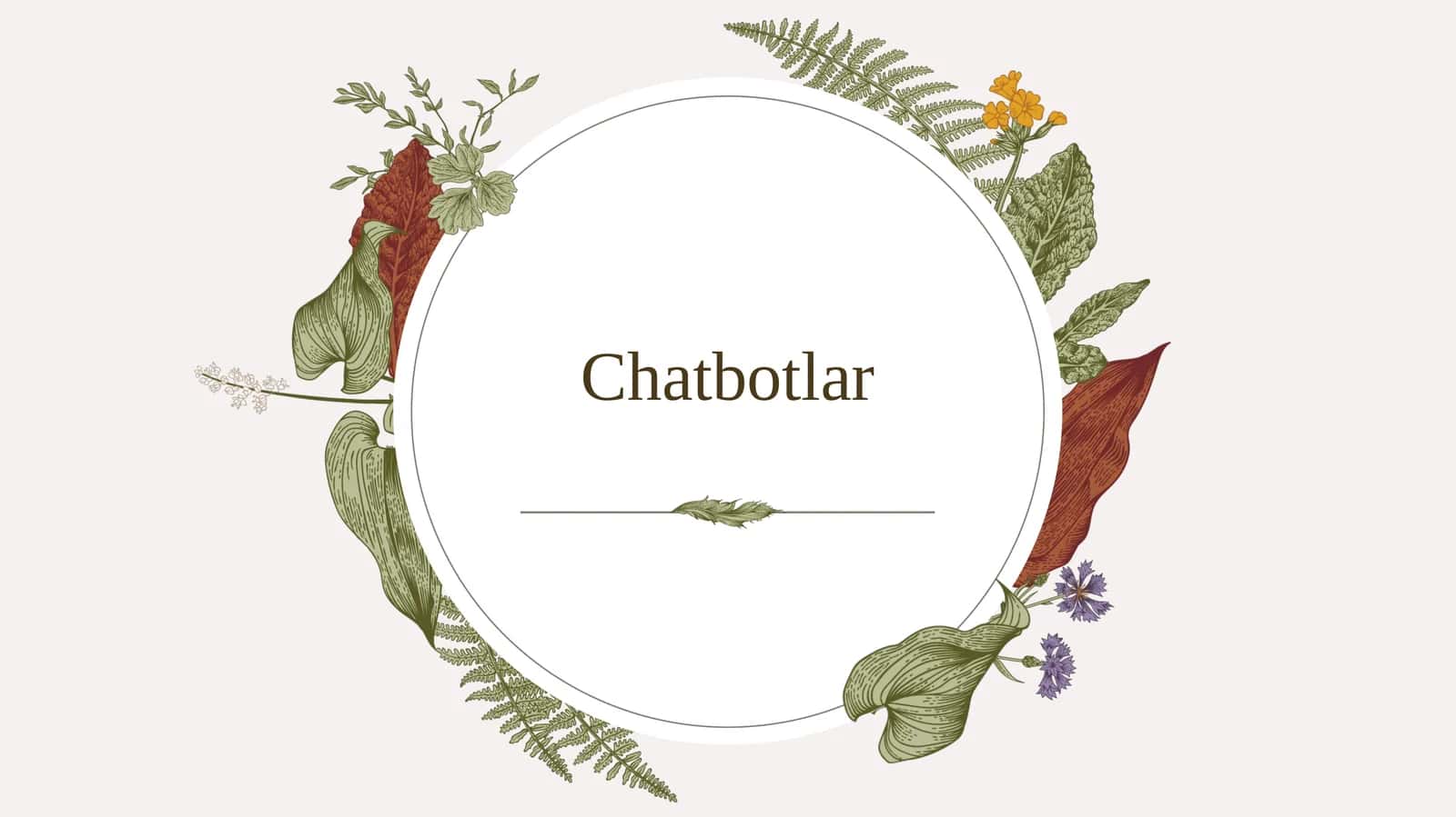 Chatbotlar