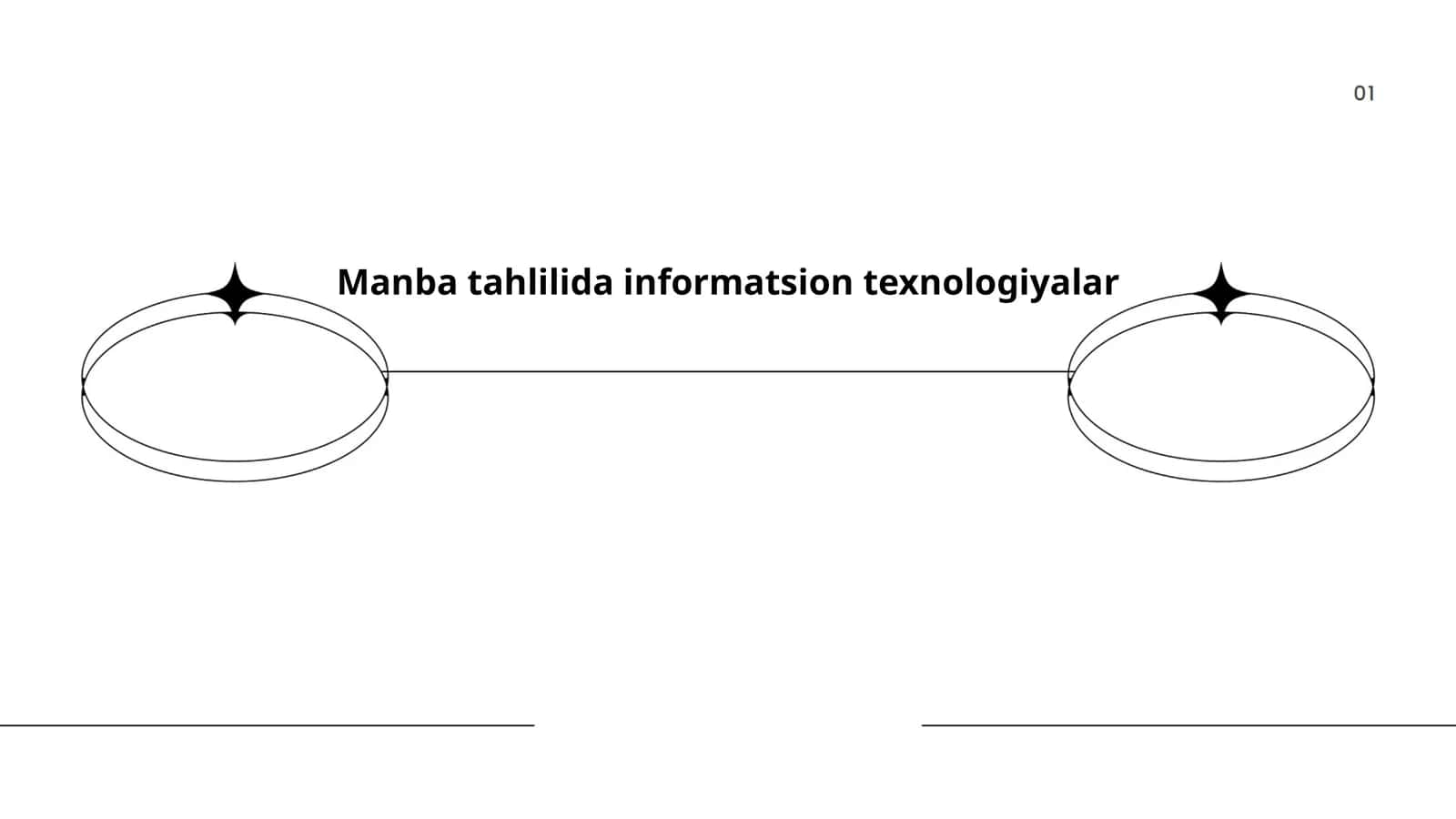 Elektron manbalar va ularning tahlili