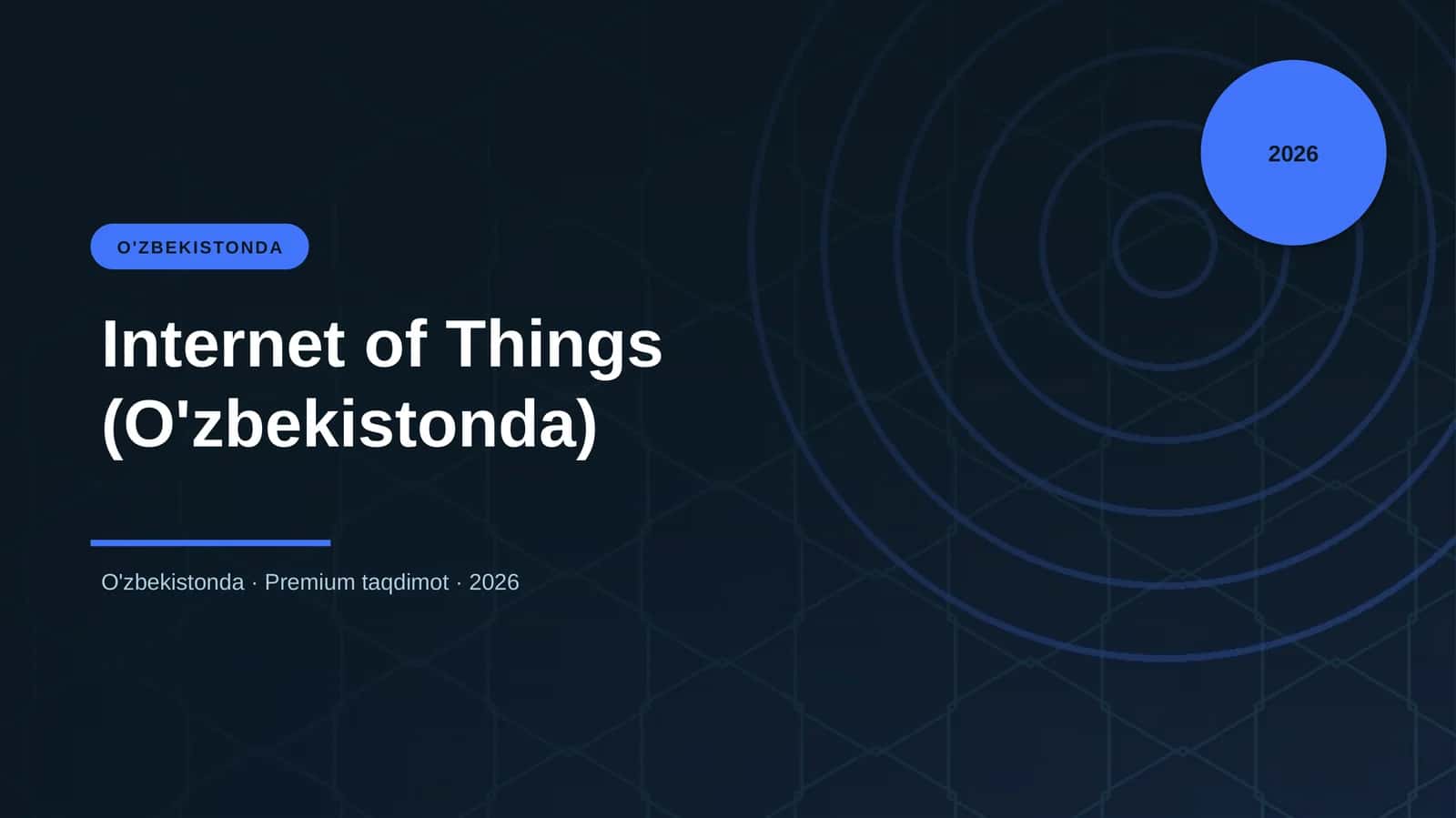 Internet of Things (O'zbekistonda)
