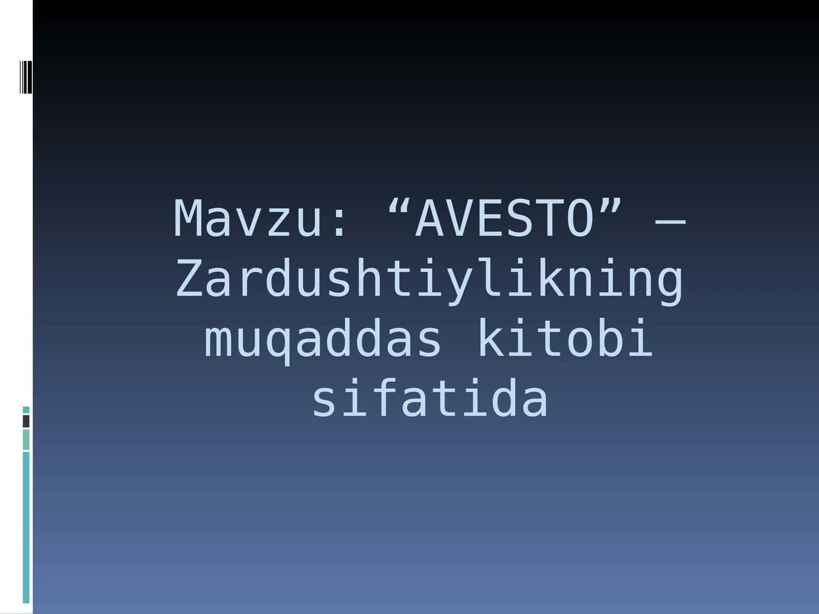 AVESTO