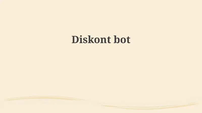Diskontbot