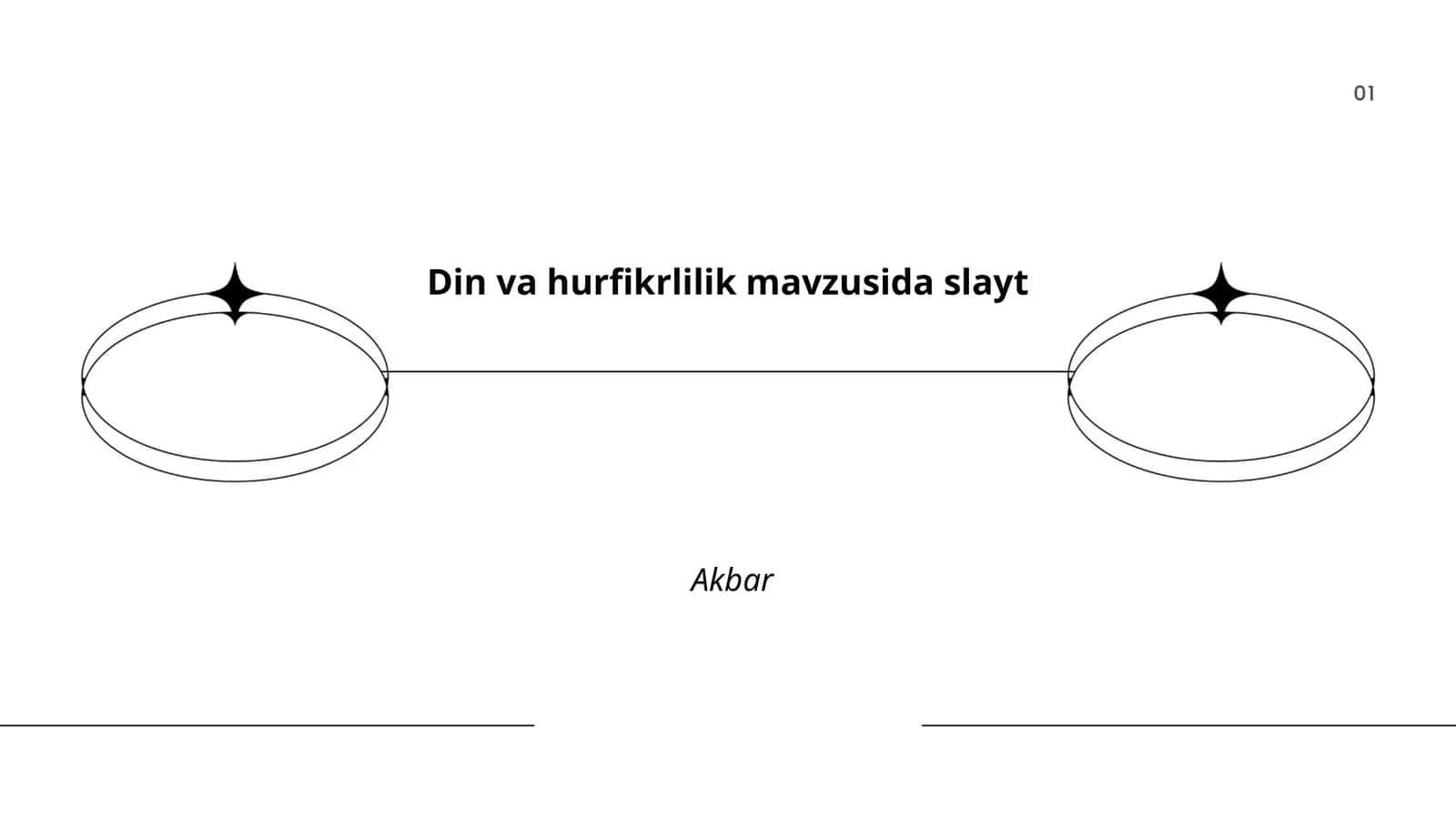 Din va hurfikrlilik mavzusida slayt