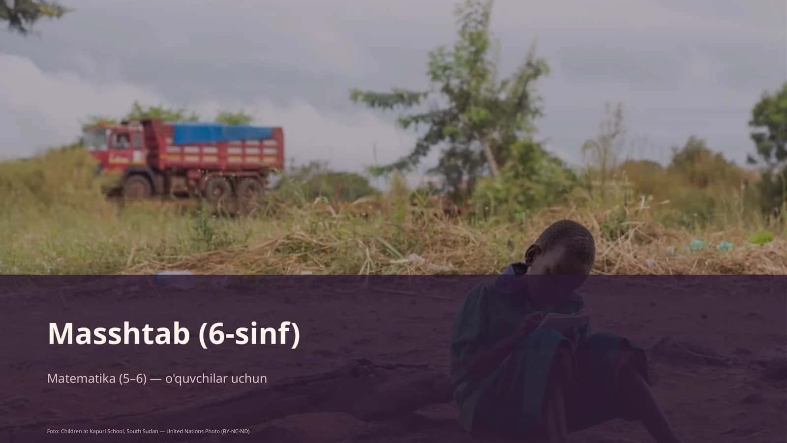Masshtab (6-sinf)