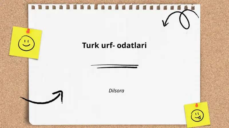 Turk urf- odatlari Dilsora