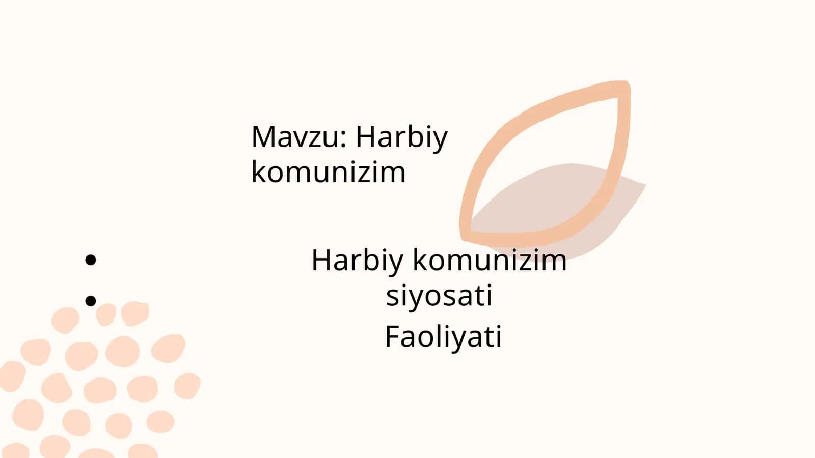 Harbiy komunizim siyosati
