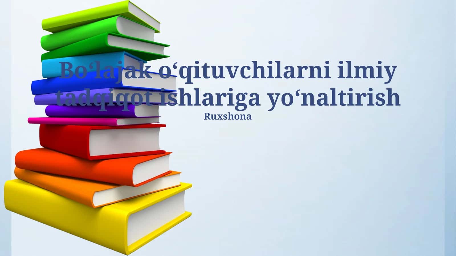 Ilmiy Tadqiqot Metodologiyasi