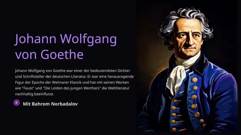 Johann Wolfgang von Goethe