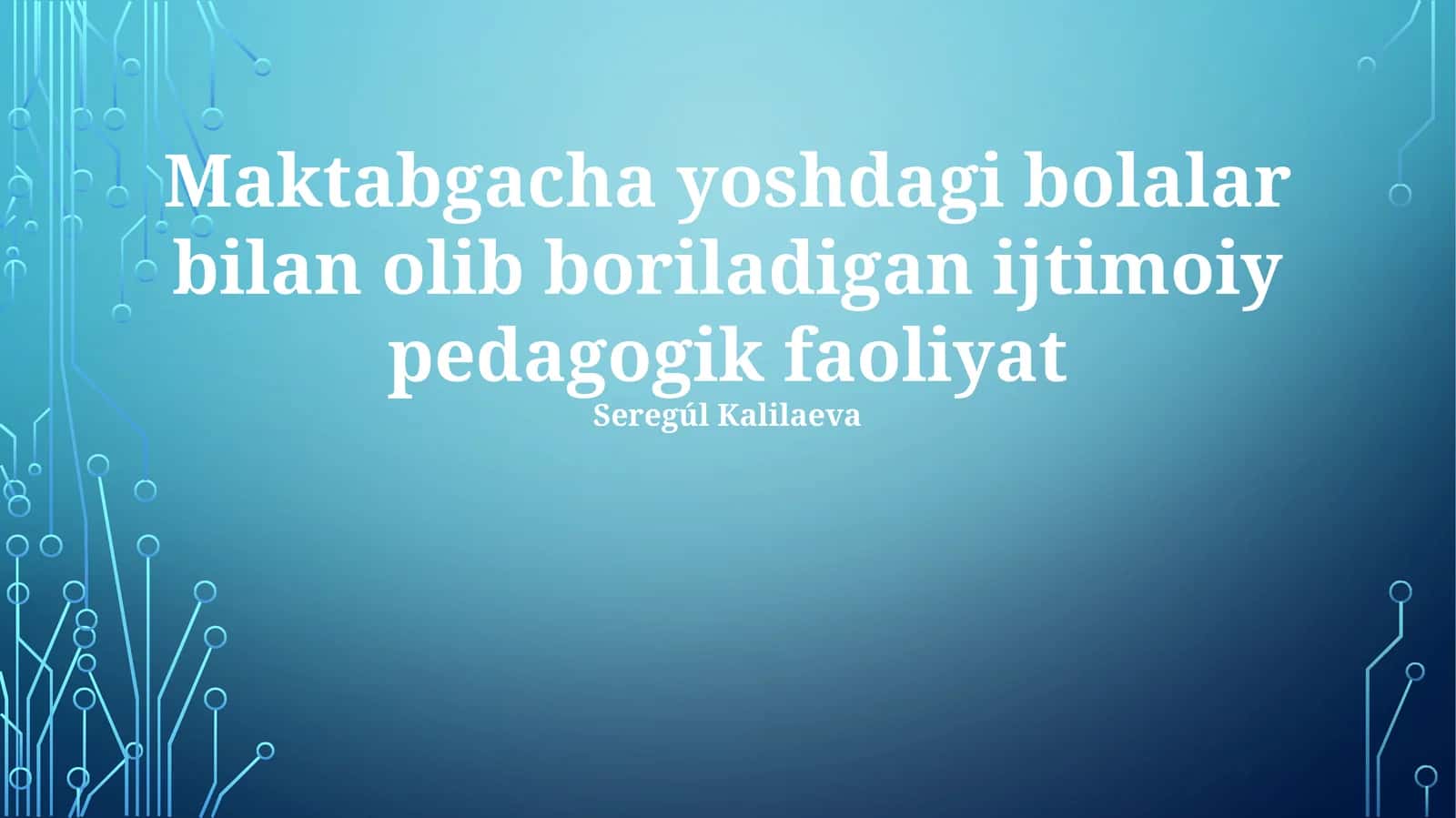 Ijtimoiy-pedagogik yondashuv