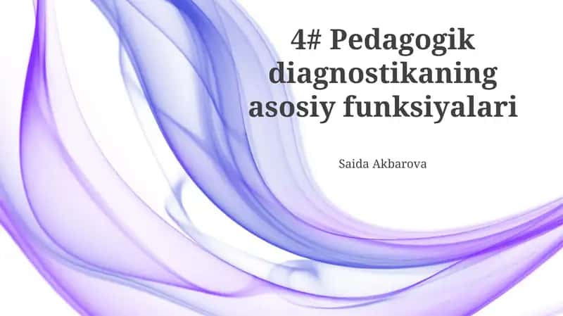 Pedagogik diagnostika