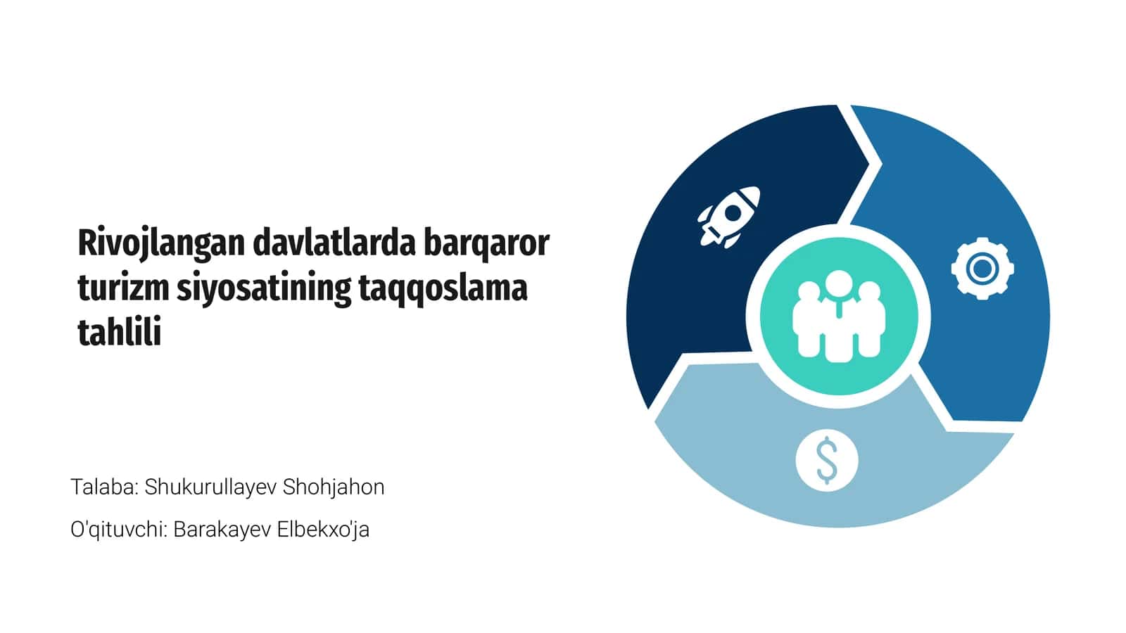Rivojlangan davlatlarda barqaror turizm siyosatining taqqoslama tahlili
