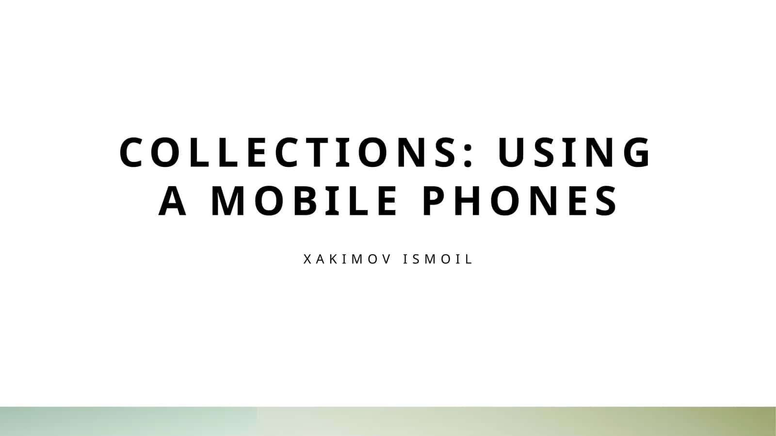 The Role of Mobile Phones in Efficient Data Collection Processes