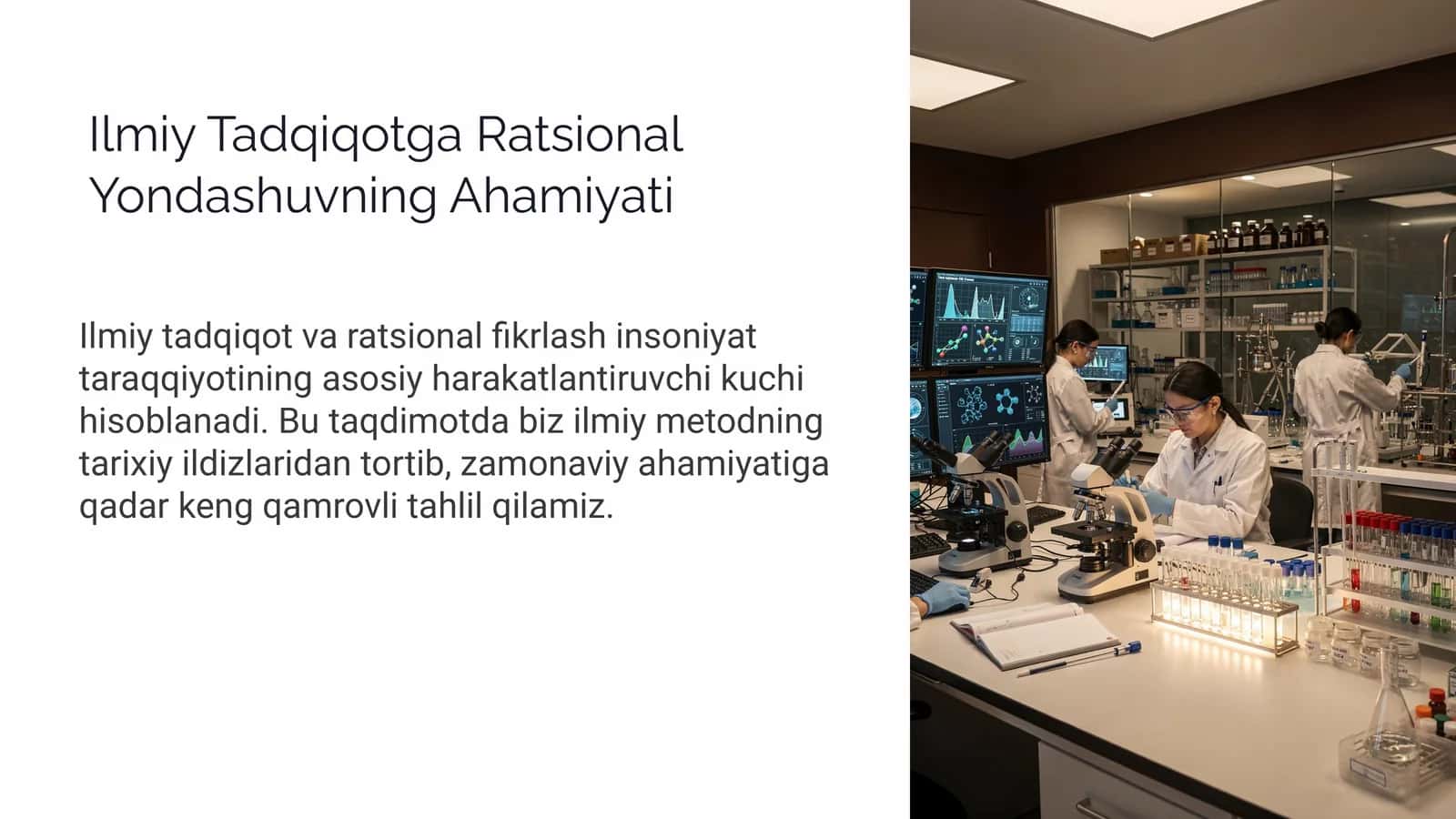 Ilmiy Tadqiqotga Ratsional Yondashuvning Ahamiyati