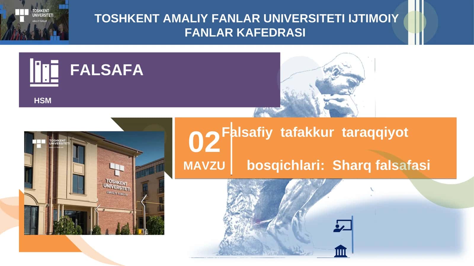 Falsafiy tafakkur taraqqiyot bosqichlari:Sharq falsafasi